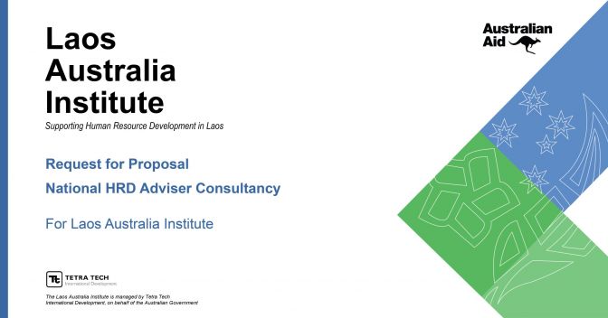 Request for Proposal National HRD Adviser Consultancy For Laos Australia Institute